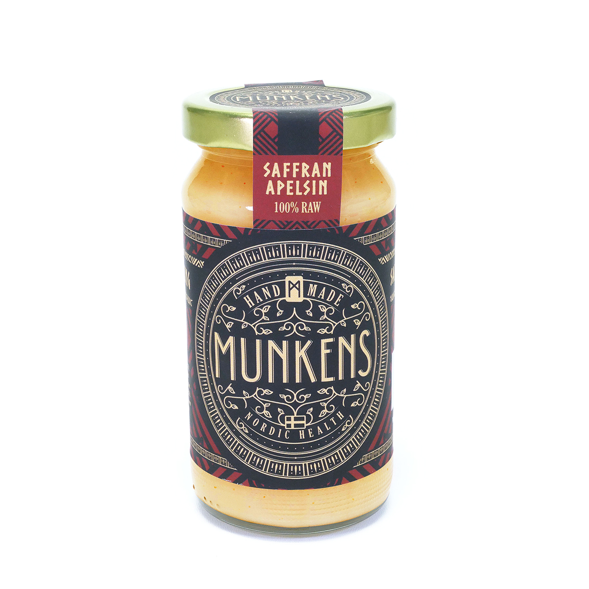 Munkens Honung – Kallrörd/Rå/Raw – Apelsin & Saffran - Munkens Hälsa